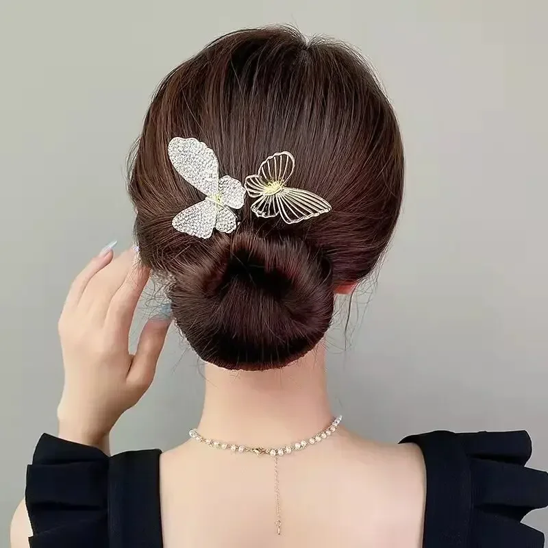 Headband Roller Hair Curler Donut Bun Maker Lazy Hairpin Tool Women's Bow Rabbit Ear Magic Hairstyle Ring Accessories Twisted