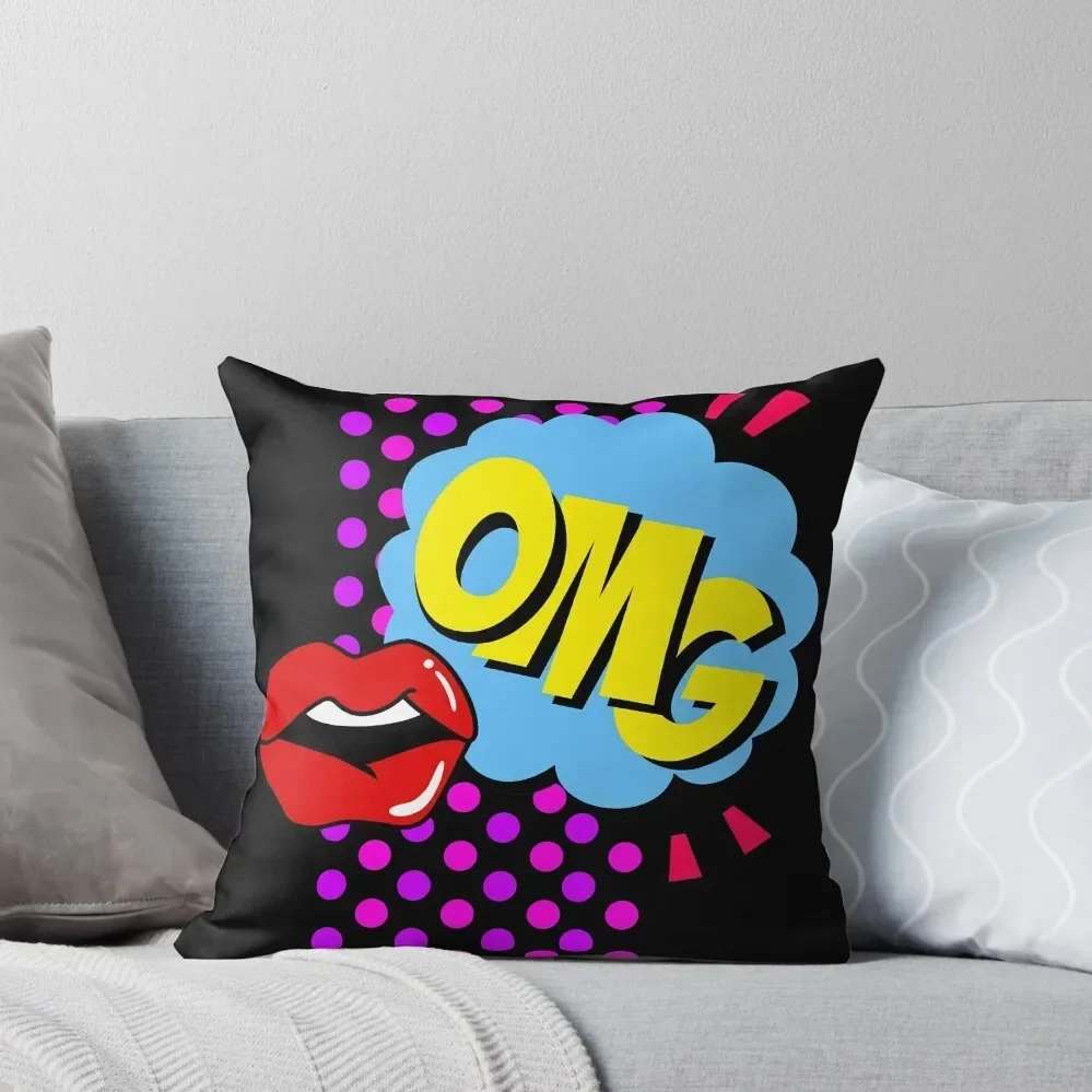 

OH MY GOD Throw Pillow Christmas Pillow Covers luxury sofa pillows christmas supplies pillow