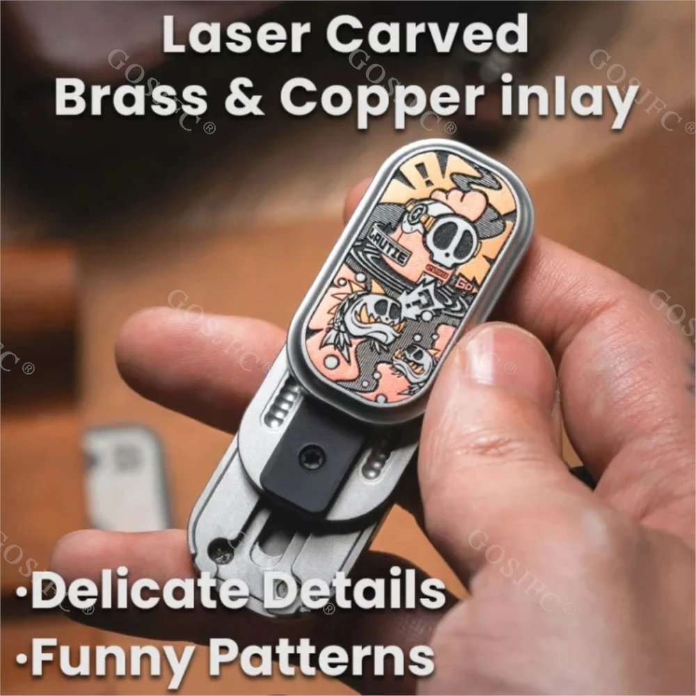 LAUTIE X 01EDC „Crisis Route” Mechaniczny suwak Fidget Zabawka antystresowa Fidget Toys dla dorosłych
