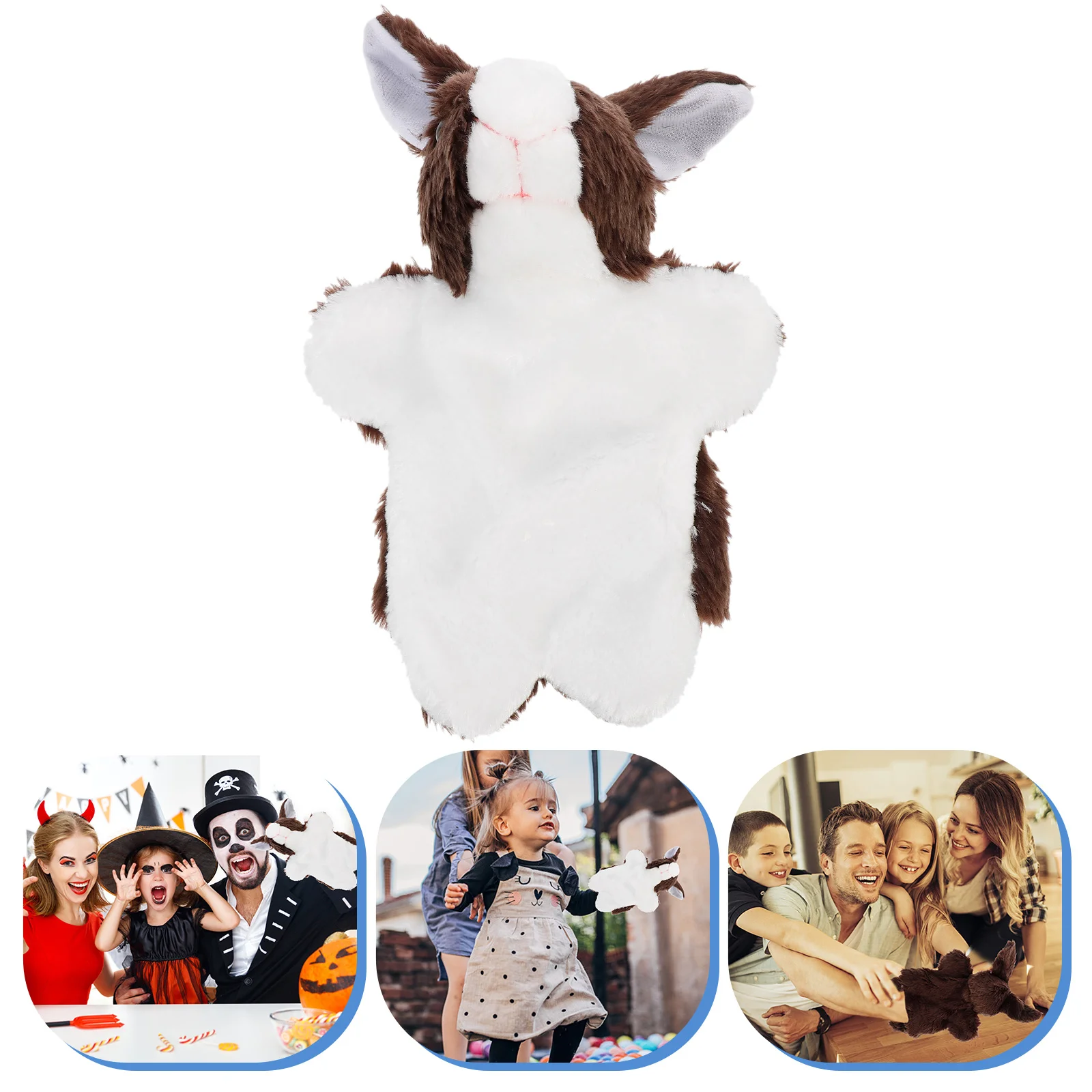 Juguete de peluche, marioneta de conejo rellena a mano, guantes para contar historias para bebés, juguetes para niños pequeños