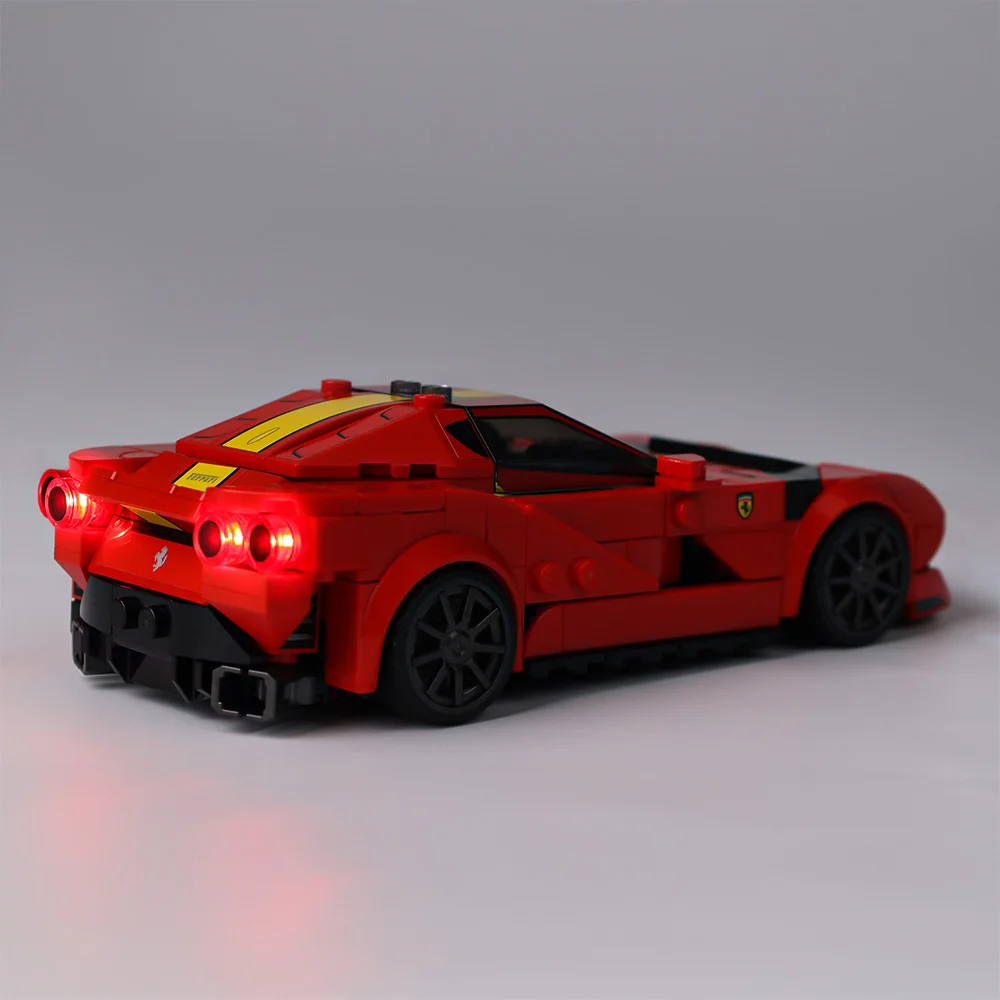 EASYLITE LED Light Set For Speed Champions 76914 Ferrari 812 Competizione Building Blocks DIY Toys No Model