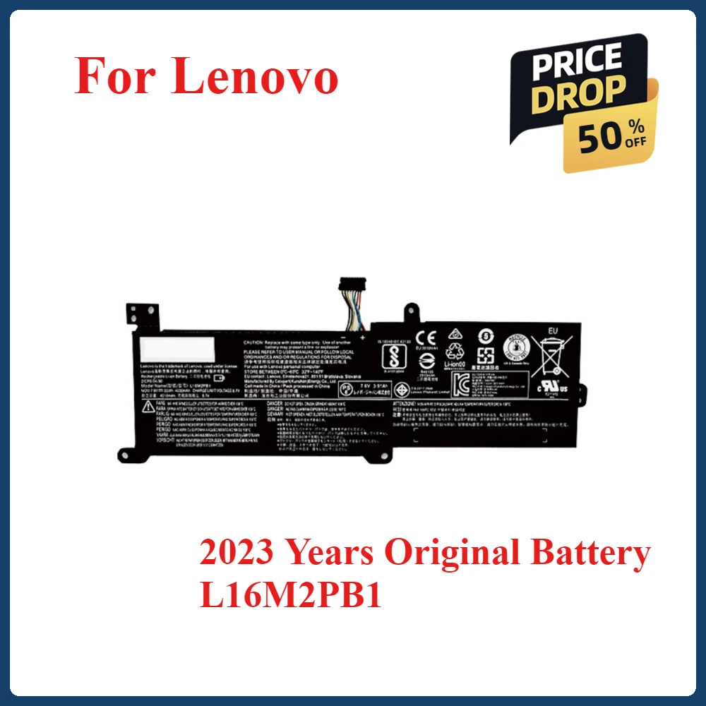 New L16M2PB1 Laptop Battery For Lenovo Ideapad 320-15IKB -15IAP -15AST -15ABR -14ABR 520-15IKBR 330-15ICN L16L2PB1 30WH