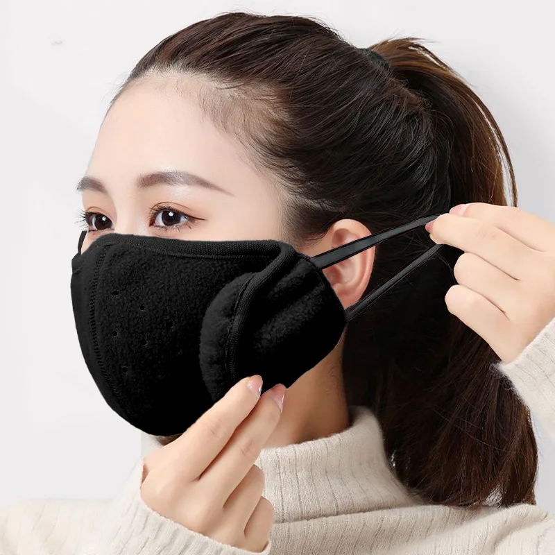 1PC Warm Mask Padded Season Ear Protection Shaker Fleece Men And Women Cycling Windproof Cold Breathable