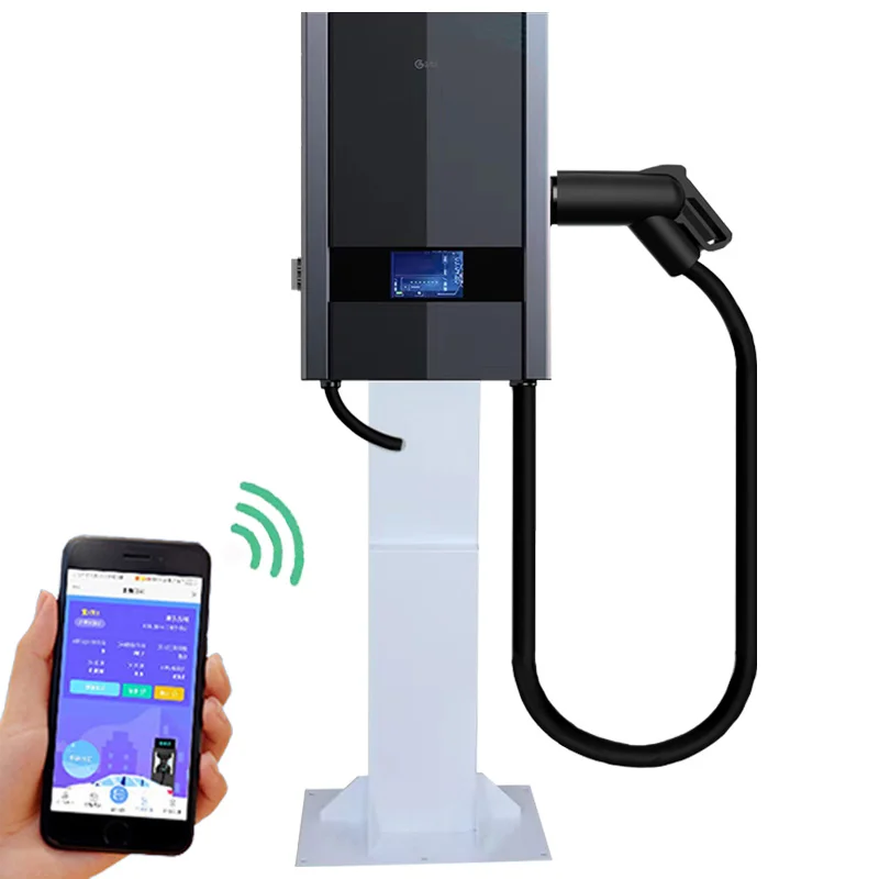 CCS2 30KW 50A 100A DC CCS Combo2 New DC Fast EV Charging Station Floor-Mounted EV Charger with One Charging Guns for Jaguar Mini