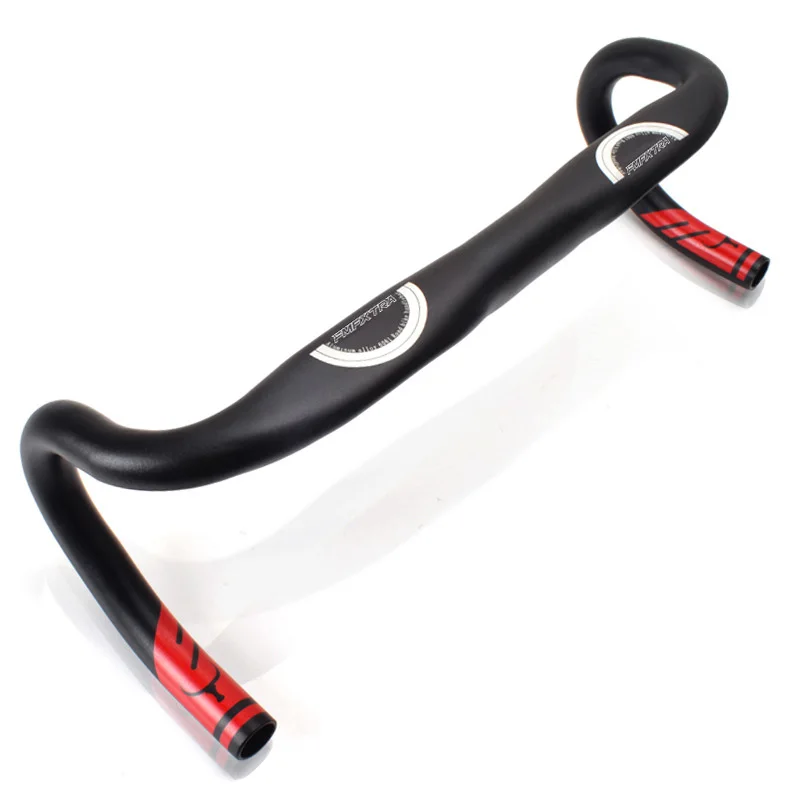 

31.8mm 420mm Aluminium Alloy Bike Bend Handlebar Lightweight Integrated Wind-breaking MTB Road Bicycle Handlebars Bicycle Parts