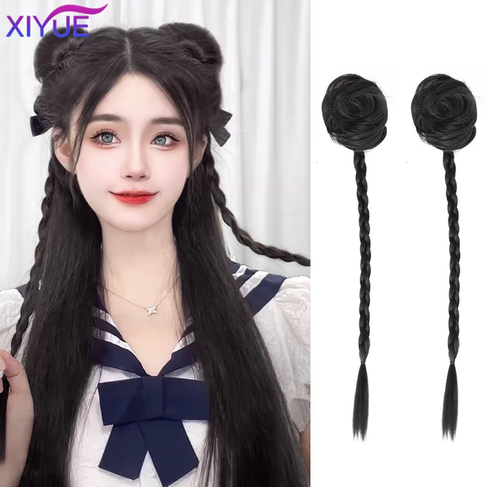 

XIYUE Wig braid integrated gripping clip wig loop headwear natural invisible and traceless boxing braid