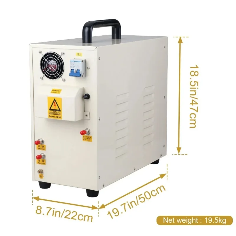 25KW High Frequency Induction Heater 30-100KHz Three-phase Voltage 380V
