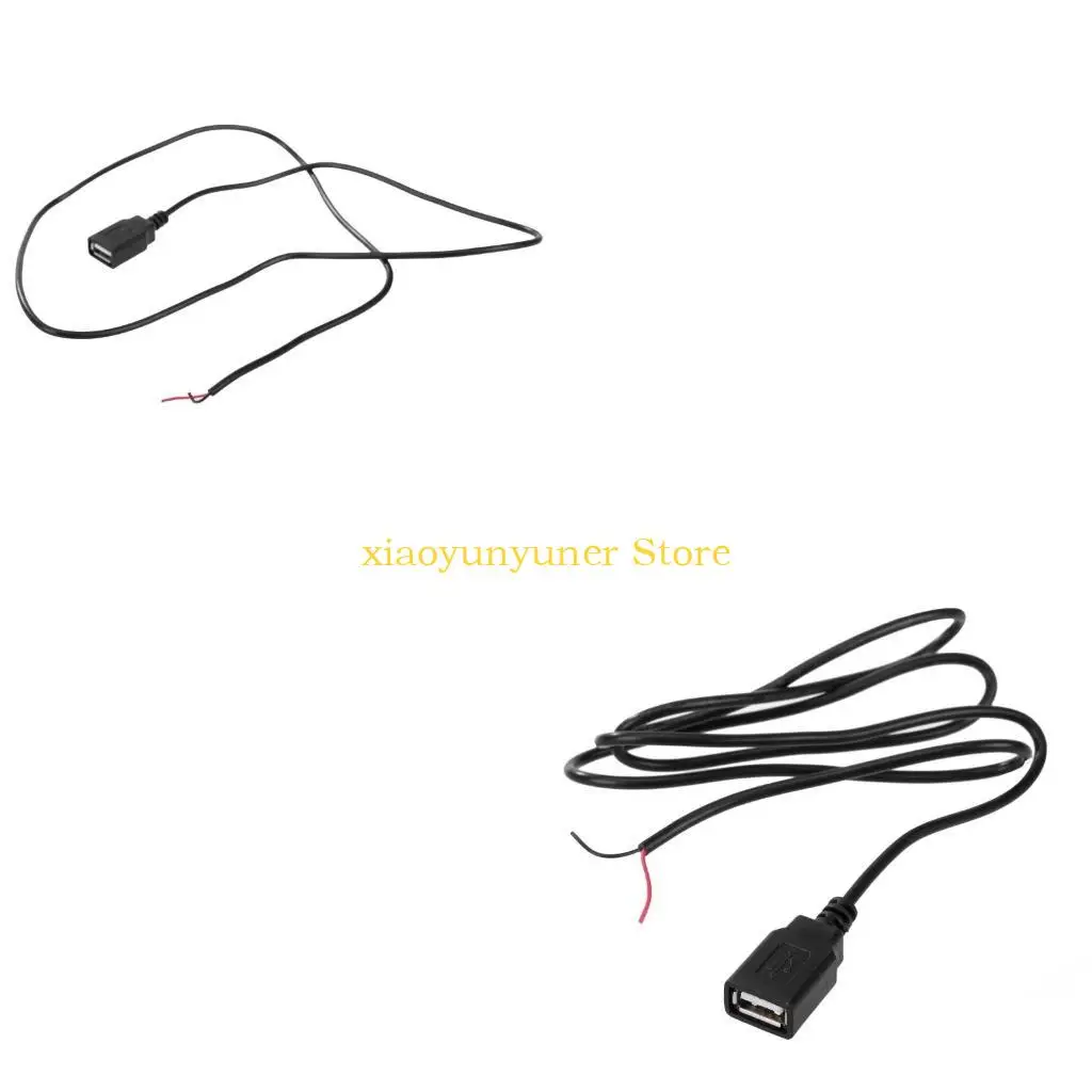 

P9JB USB2.0 Женские разъемы кабеля питания 2-контактный удлинитель для зарядки провода