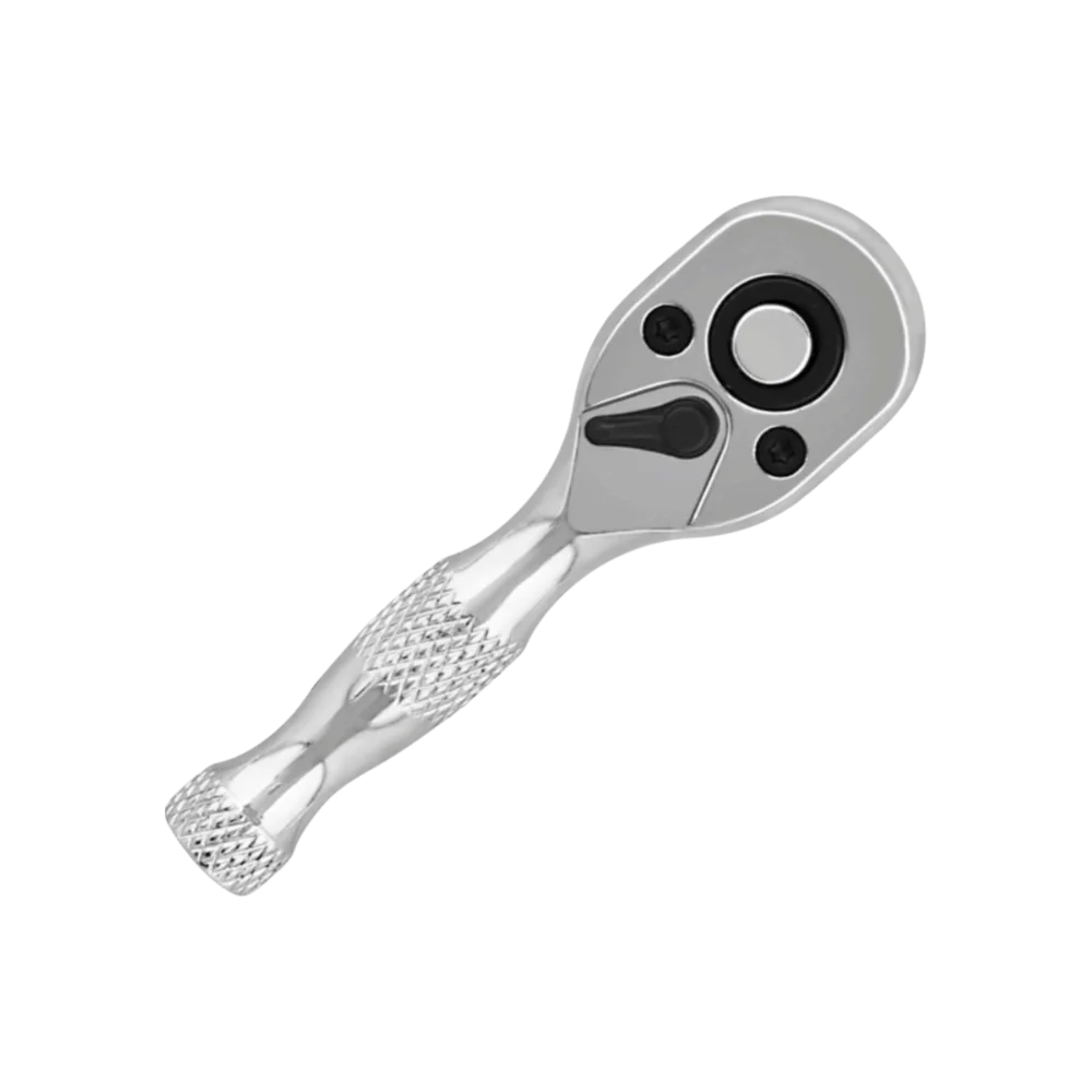 

72 Teeth Mini Ratchet Wrench Quick-Release Chrome Vanadium Steel Stubby Ratchet Wrench Portable Sturdy and durable