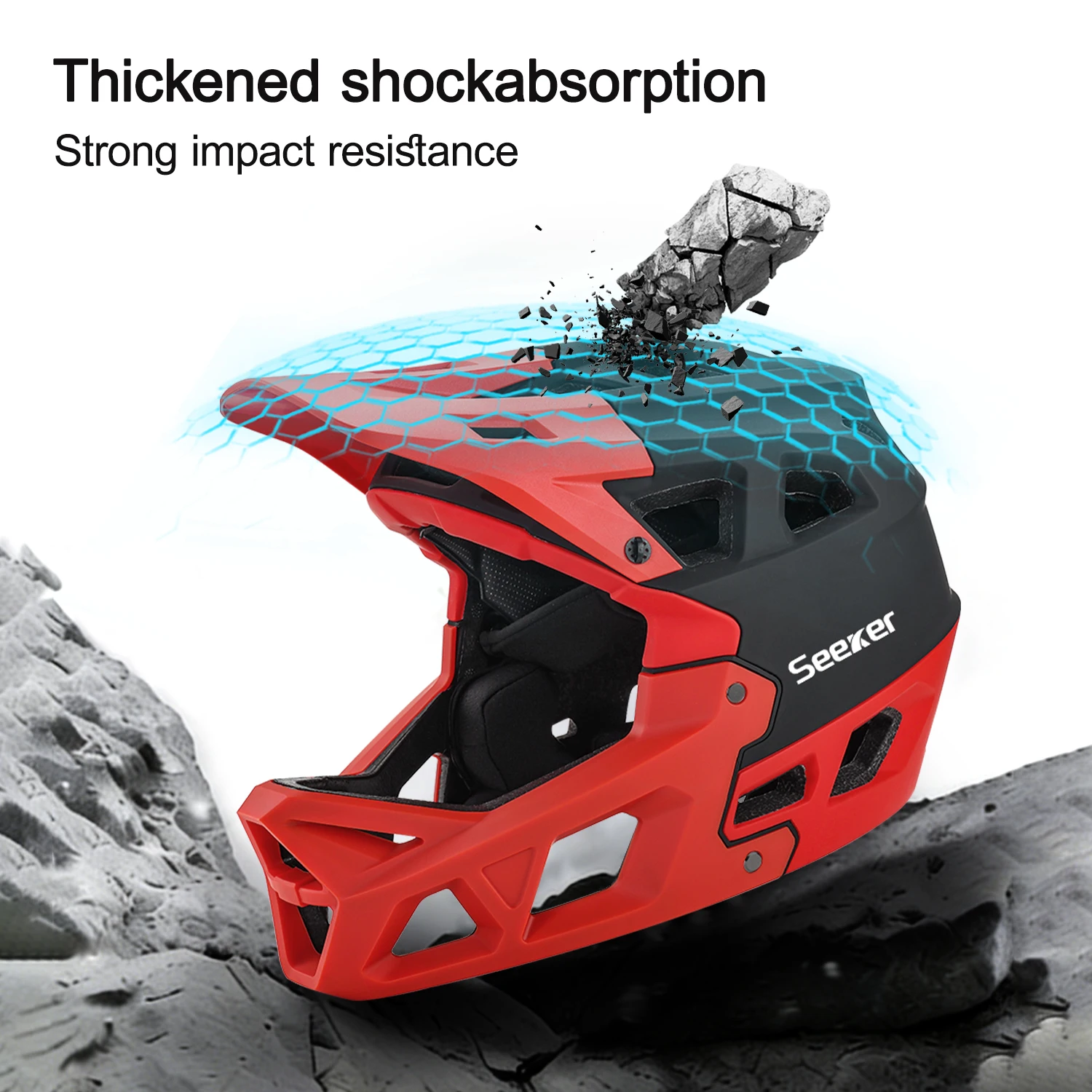 bike helmet strong Rhino Urban Cycling for eBike & Scooter Safety fit system and adjustable strap Zol Predator Bicycle MTB Mountain