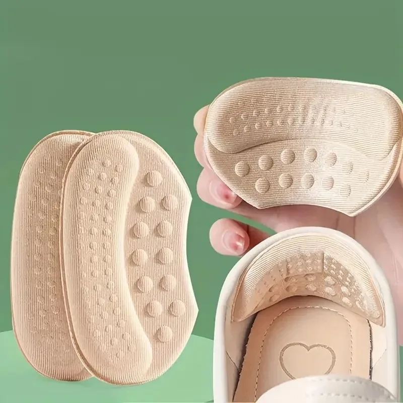 4PCS Soft Heel Grips for High Heels Anti-Chafing Cushion Pads Pain Relief Comfortable Shoe Inserts Heel Protectors