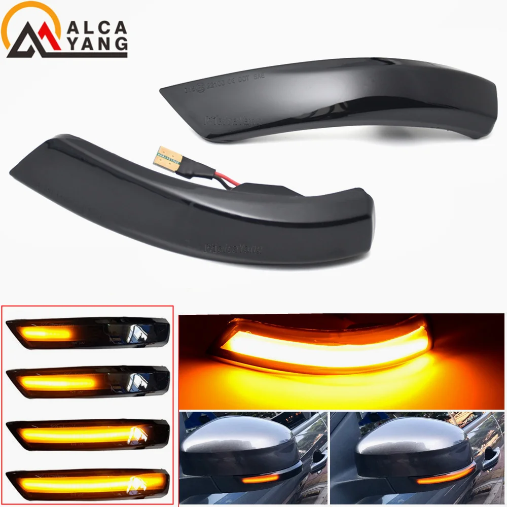 For Ford Focus 2 MK2 Focus 3 MK3 3.5 For Mondeo MK4 EU Dynamic Turn Signal Light Side Mirror Indicator Sequential Blinker Lamp