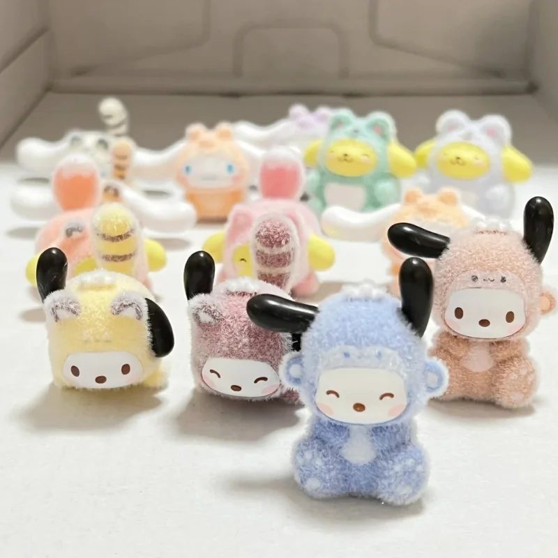 

Miniso Sanrio Dog Mori Friends Series Cinnamoroll Mini Bean Blind Bag слепая коробка очаровательное украшение Pochacco милый подарок для девочек