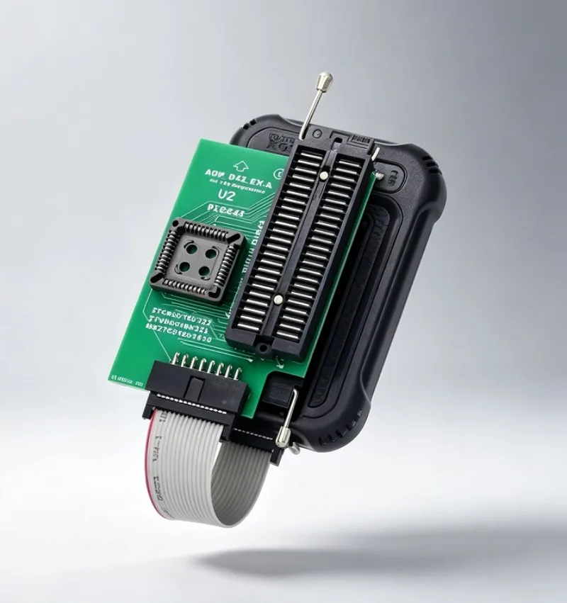ADP_D42_EX-A Adapter for T48, ZIF Socket PLCC44 to DIP42 for 27Cxxx/27Vxxx EPROM Programmer