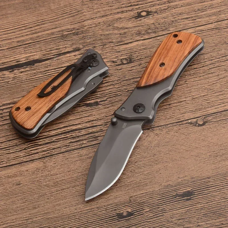 

Hot Sale Mini Knives Hunting Survival Knife Folding Blade EDC Hand Tools Foldable Pocket Knife 440C Steel Hunting Camping Knife