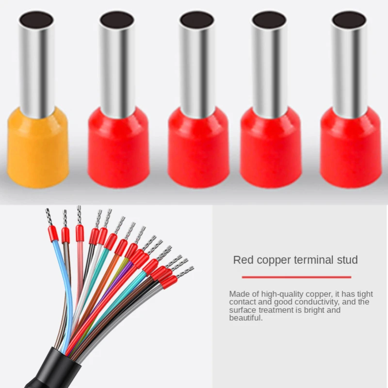 Cable de conexión de metal de grado Industrial DB9 / DB15/DB25, pin sólido chapado en oro macho y hembra (cable único con terminal)