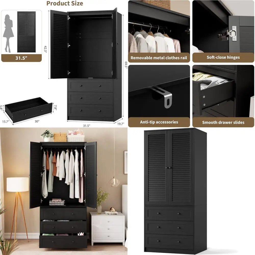 Armoire Wardrobe Cl…