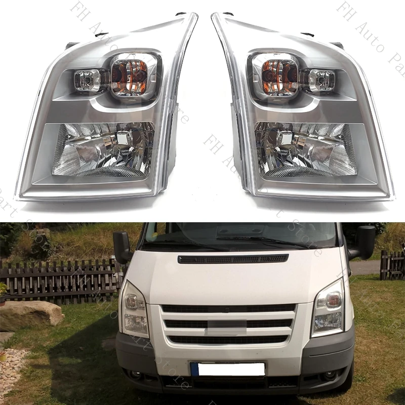 

Передний бампер автомобиля, фара для Ford Transit V348 2009 2010 2011 2012, фара без лампы