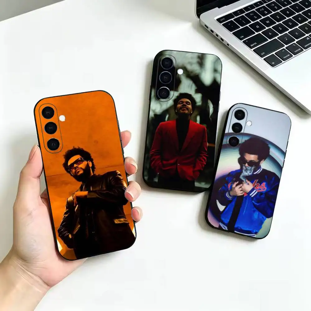 The W-Weeknds Singer Phone Case For Samsung Galaxy A52 42 32 22 12 02S 72 73 51 41 31 21S 71 30S  Shockproof, Black Cover
