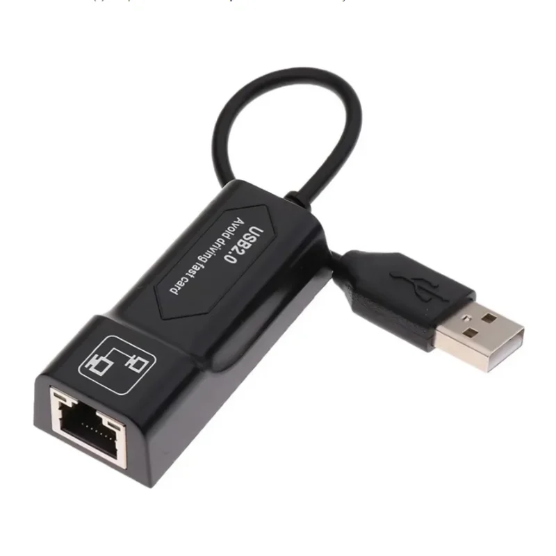 USB2.0 To RJ45 Network Cable Adapter 100Mbps External For Computer Notebooks