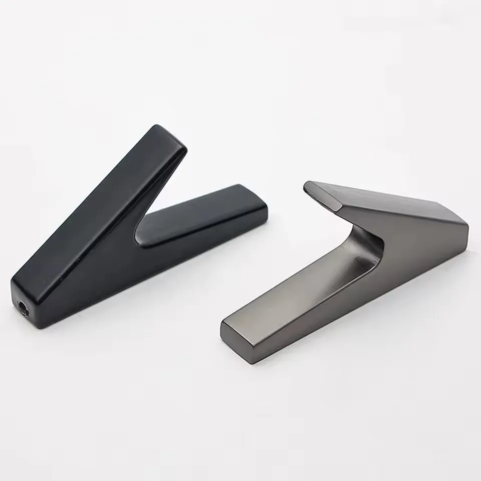 1/2/4PCS Matte Wall Hooks Aluminum Alloy Rustproof Coat Towel Hook Creative Key Hat Bag Home Decorative Bathroom Accessories