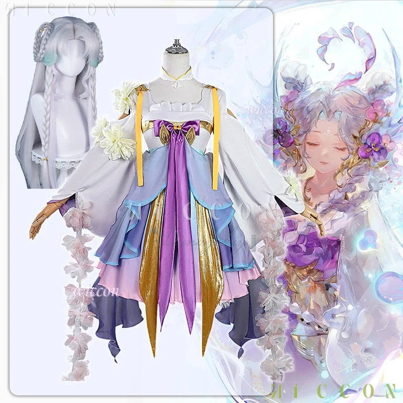 

Хэллоуин Долия Русалка новая кожа косплей костюм игра Honor Of Kings мечтательный костюм для взрослых карнавальная одежда для вечеринок