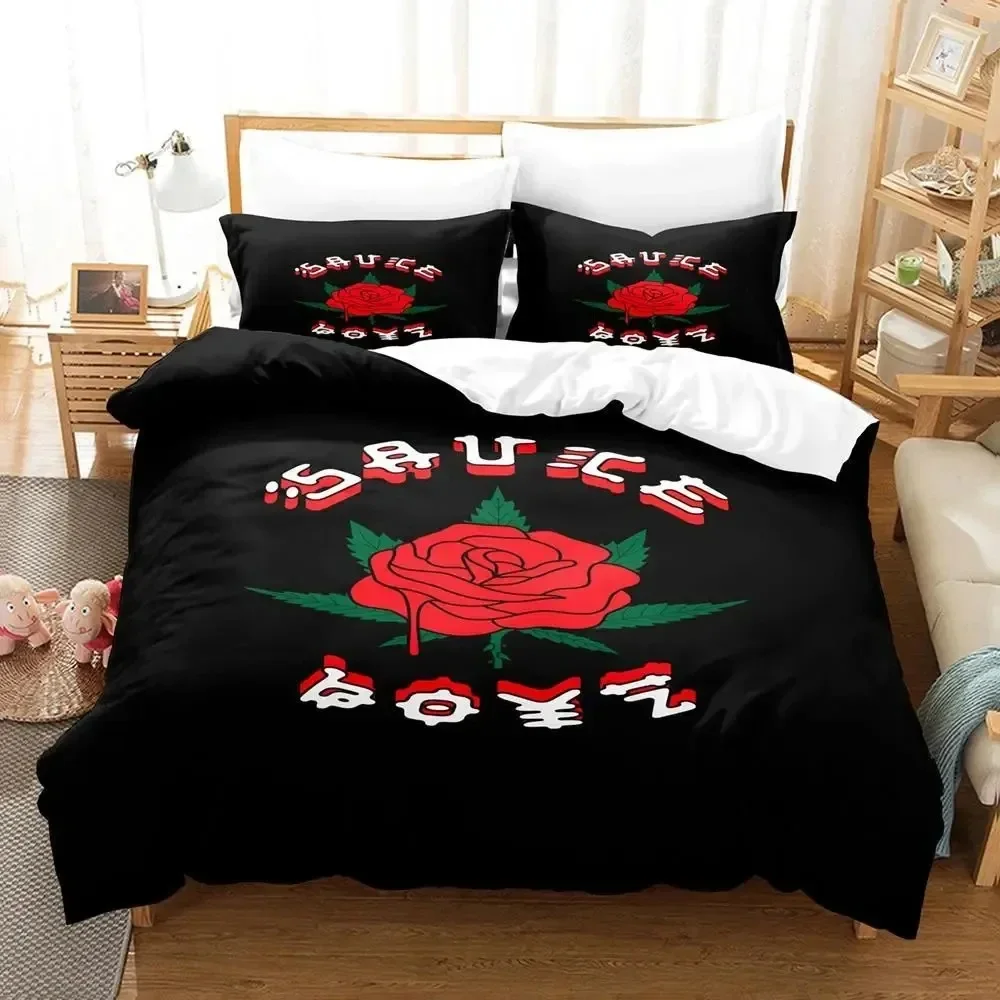 

3D Print Eladio Carrion Rapper 3D Bedding Set Duvet Cover Pillowcases Single Twin Full Queen King Size Home Decor Boys Gift