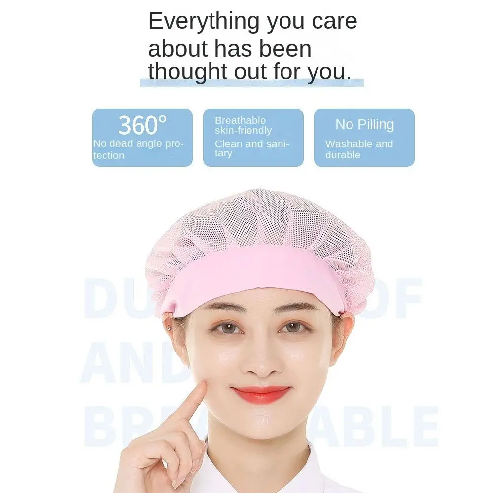 Cook Accessories Hair Nets Work Hat Mesh Work Wear Chef Hat Smoke-proof Dust Breathable Cooking Hygienic Cap Food Service