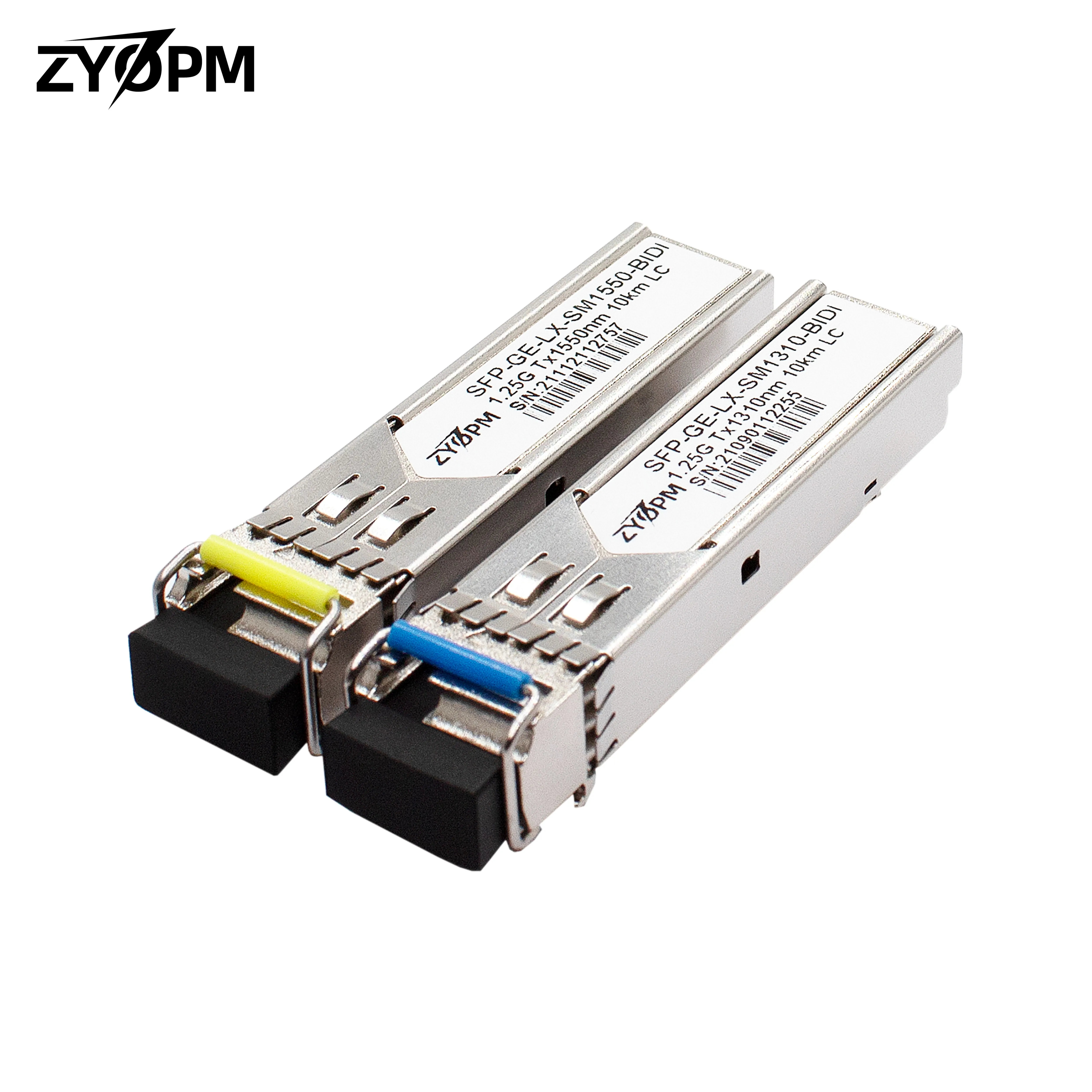 1.25G SFP Bidi Transceiver, 1000Base-BIDI SingleMode Simplex LC Fiber Module for Cisco GLC-BX-D,SMF 1310/1550nm, DDM up to 20KM