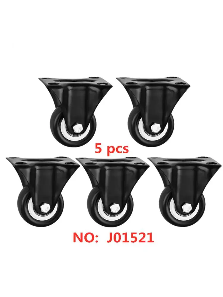 

5 pcs/Lot Wholesale 1.5-inch Black Gold Diamond Fixed Wheel Diameter 40mm Bearing Mute Furniture Roller Sofa Directional Caster