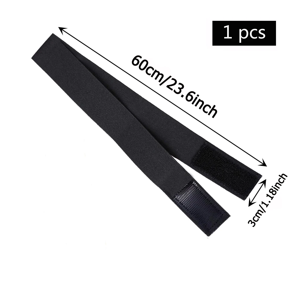 3 /1 قطعة شعر مستعار شريط مرن للشعر المستعار قابل للتعديل حافة وشاح رباط رأس مطاطي مع شريط سحري للنساء الدانتيل الباروكات