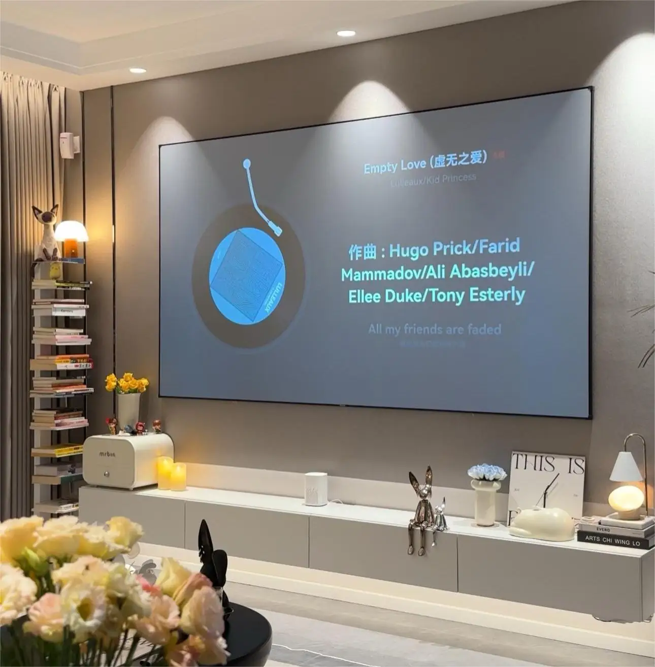 

2025 High Brightness Reflective 150'' 180'' 200'' Ambient Light Rejecting Black Diamond Thin Bezel Fixed Frame Projector Screen