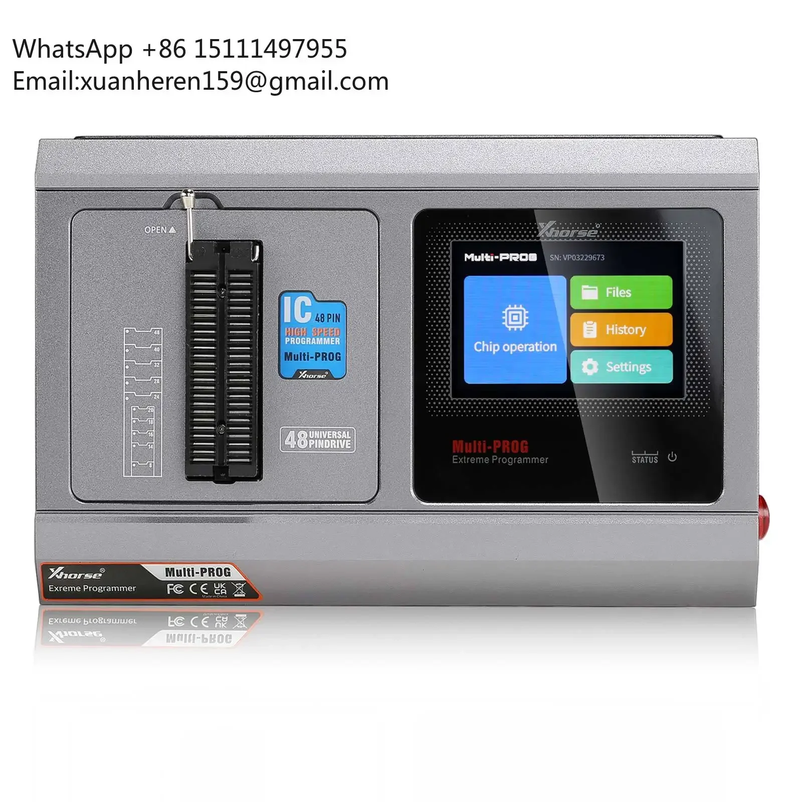 Xhorse Multi-Prog Programmer Pro-level ECU TCU Programmer with Free MQB48 License Update Version of VVDI Prog