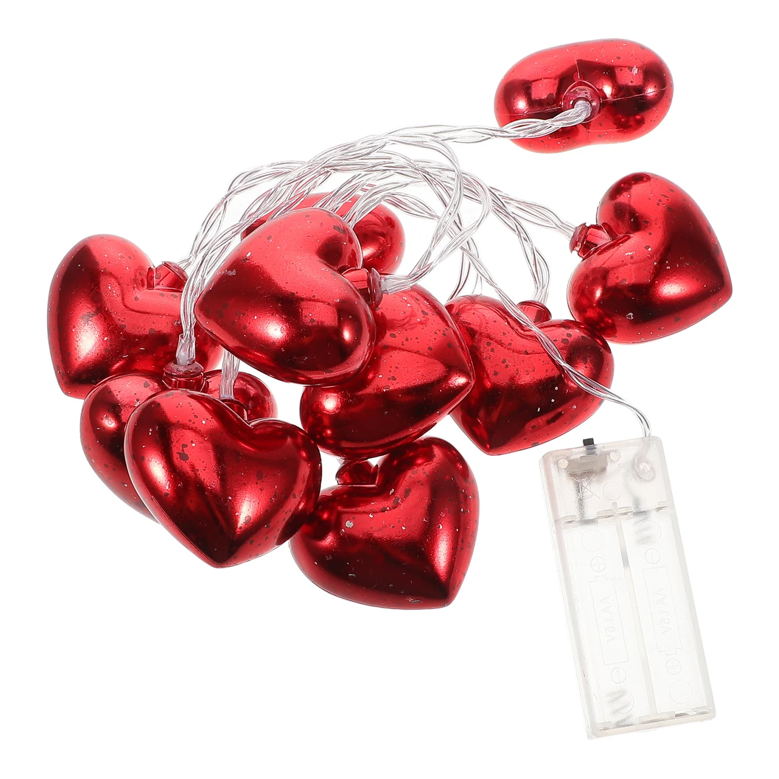 سلسلة أضواء Led على شكل قلب 1.5 متر ديكور رومانسي أحمر دافئ مرن لعيد الحب وحفلات الزفاف وغرفة النوم الداخلية والخارجية #6