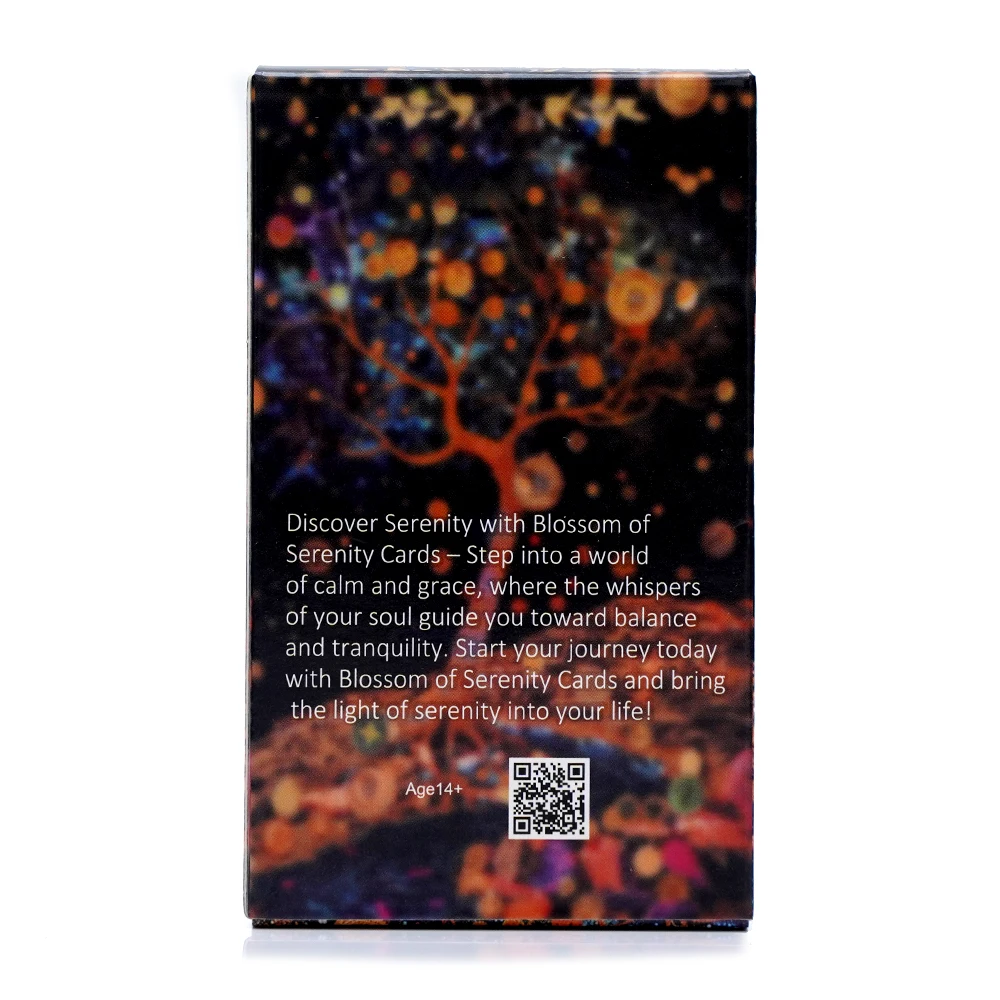 Newest Blossom of Serenity Tarot Deck Tarot Cards Custom Tarot Deck Oracle Cards Board Game Telling Family Party Game Card