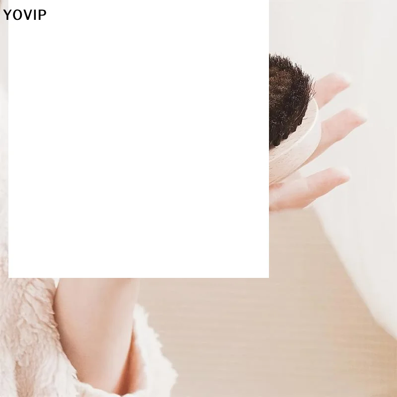 

Beech Horsehair Copper Wire Ion Brush Body Rejuvenation Brush Meridian Massage Brush Cellulite Muscle Brush