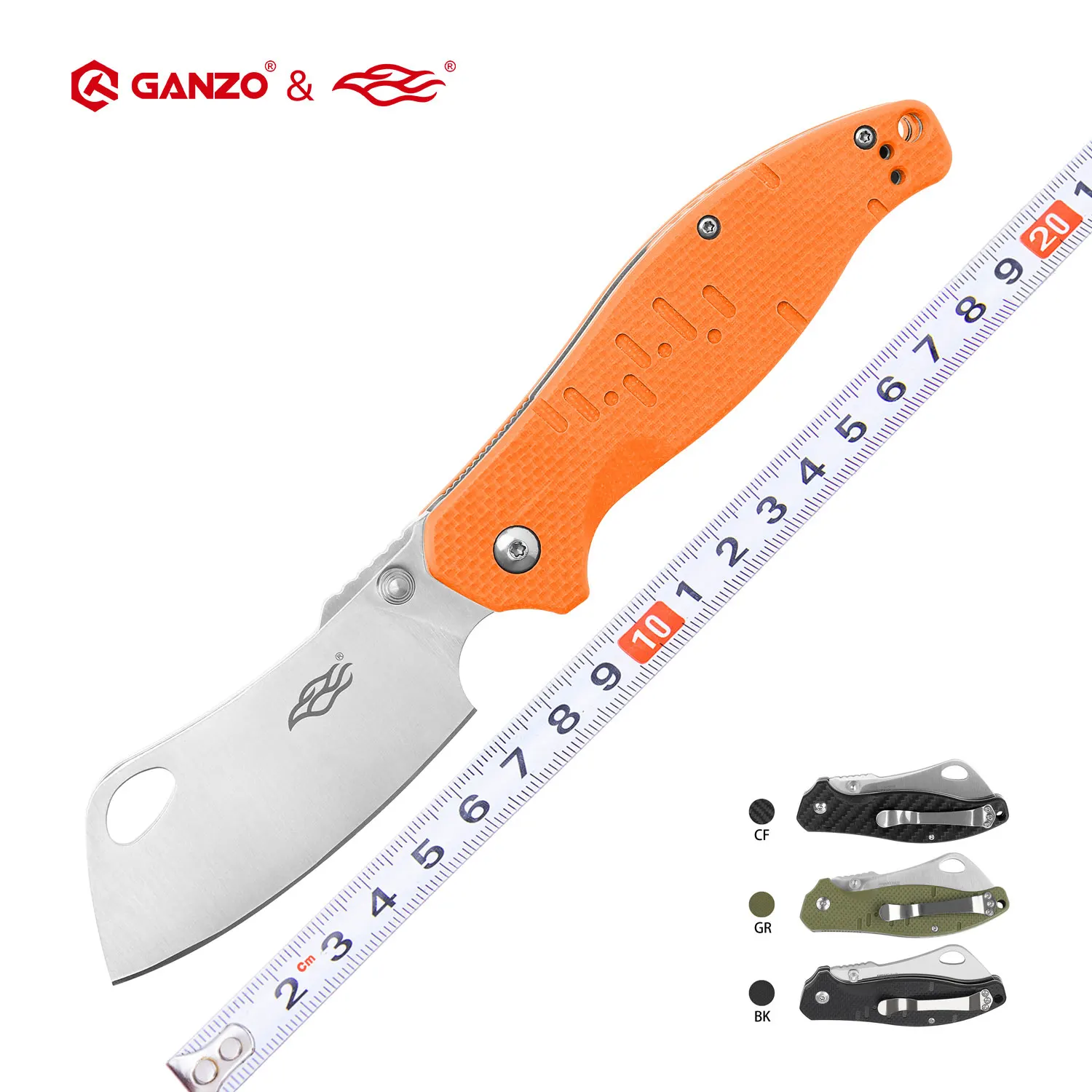 Ganzo F7551 Pocket Knife 440C Blade G10 Handle Folding Outdoor Camping EDC Tool 58-60HRC - view 2