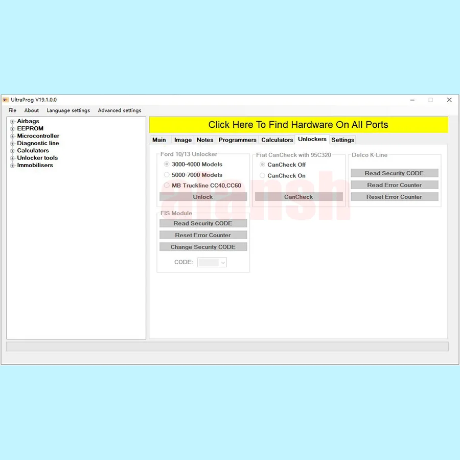 2024 Hot Sell UltraProg V19.1 + Carprog Programer Unlimited Install + Nitro Adapter