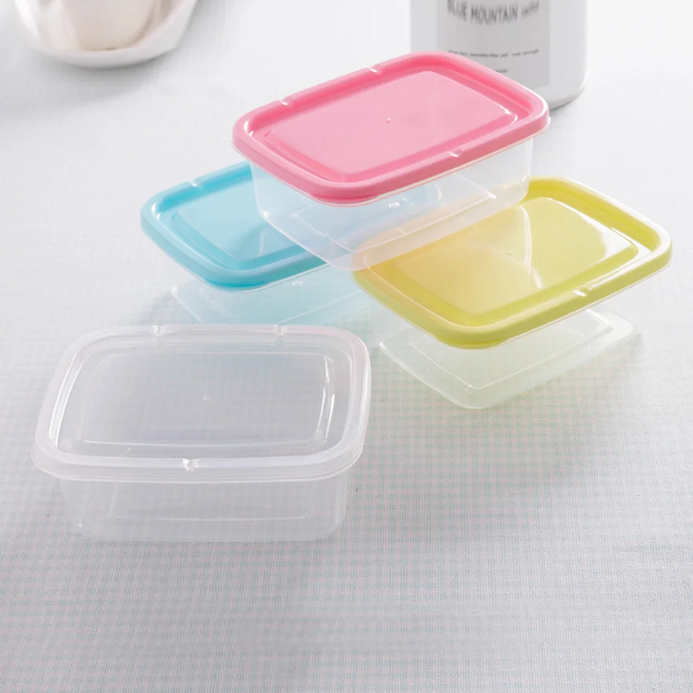 

12pcs Crisper Boxes Small Food Containers Mini Lunch Refrigerator Travel Sealed Box Storage Fruits Vegetables Stackable