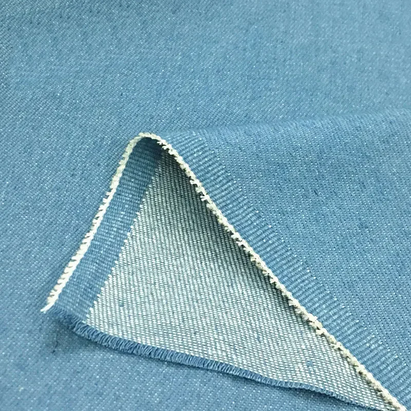 Vintage Cotton Blue Black Denim Fabric Light Thin Soft Cloth for DIY Clothing Jeans Dress Bag Cap Apron Crafts Manual Material