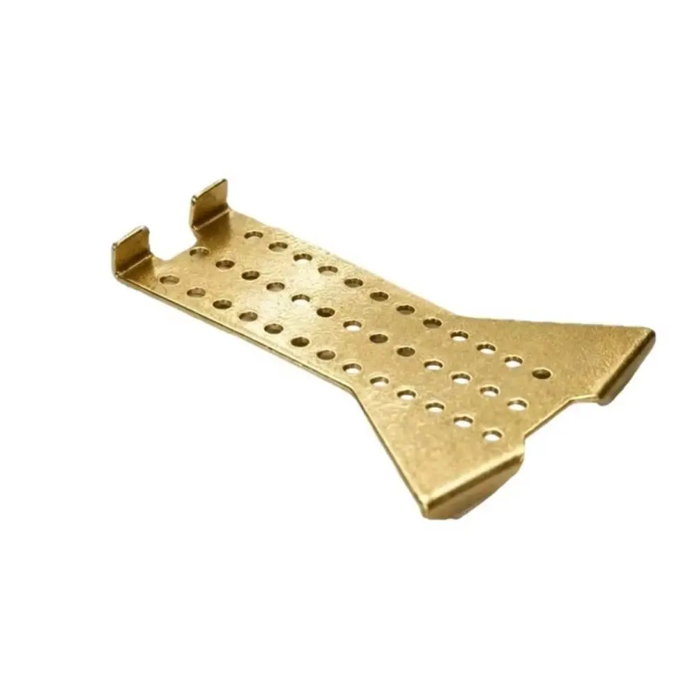 Plastic Border Positioning Guide Gold-Tone Perforated Guide Body Pottery Pattern Sectioning Tool Polishing Edges Line Layouts