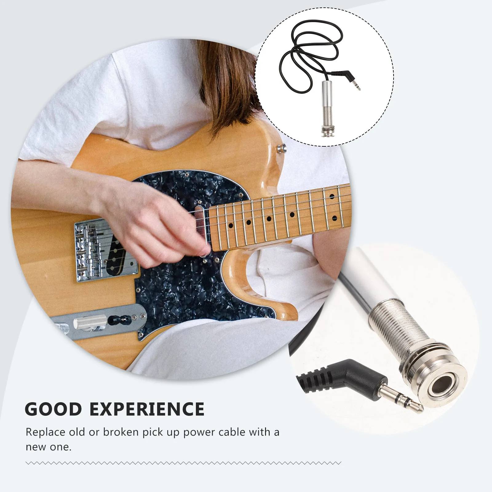 

600 Mm Pickup Connection Cable Guitar Pickups Accessory Electric Supplies Wire