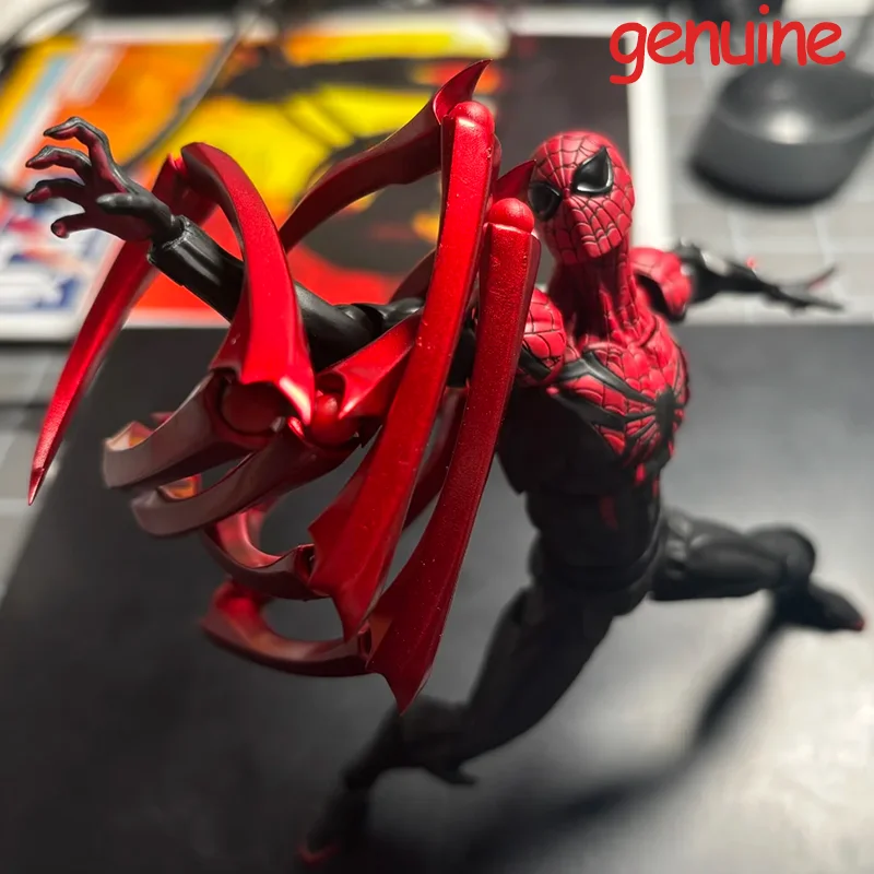 

MESS TOYS Превосходная фигурка Человека-паука Шарнирная Коллекционная модель с механическими руками осьминога для фанатов Marvel