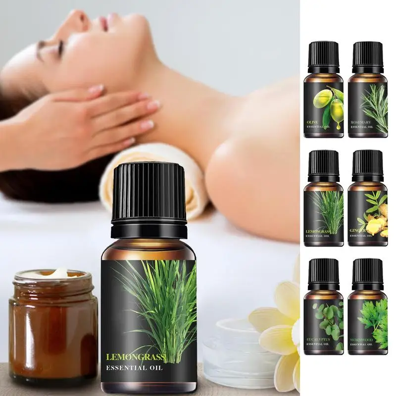 

10ml Body Massage Relaxation Oil Relaxing Moisturizing Body Oil Ginger,mugwort,rosemary,lemongrass,eucalyptus essential oil