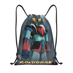 Goldorak Grendizer zaino con coulisse borsa da palestra sportiva per donna uomo Anime UFO Robot Goldrake Shopping Sackpack