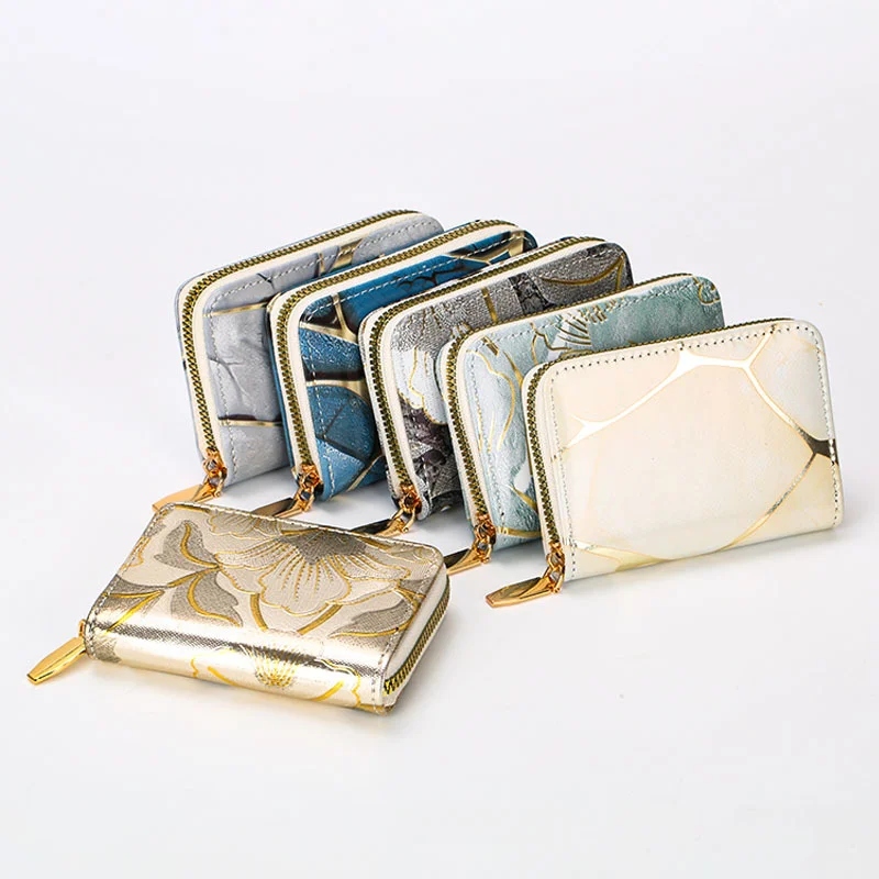 طباعة متعددة المحفظة القصيرة حامل البطاقة العالمي بطاقة المحفظة معرف حامل للهدايا مكتب السفر