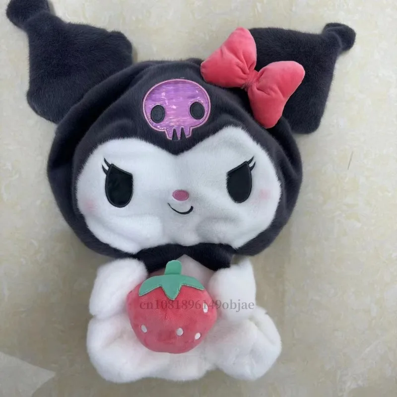 100cm Large Big Size Sanrio Kuromi Leather Shell Anime Plush Stuffed Doll Room Plushies Pillow Ornaments Children's Holiday Gift