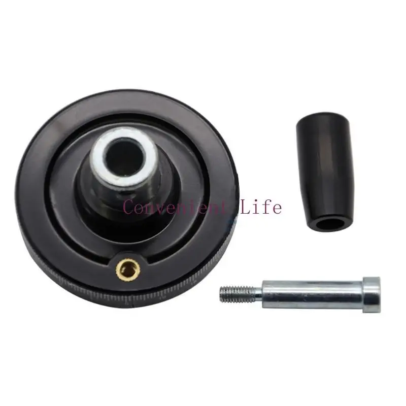 L1EE قطع غيار عجلة اليد الباكليت الصلبة عجلة اليد مع مقبض دوار ضياء 10x63 مللي متر مقياس آلة طحن عقارب