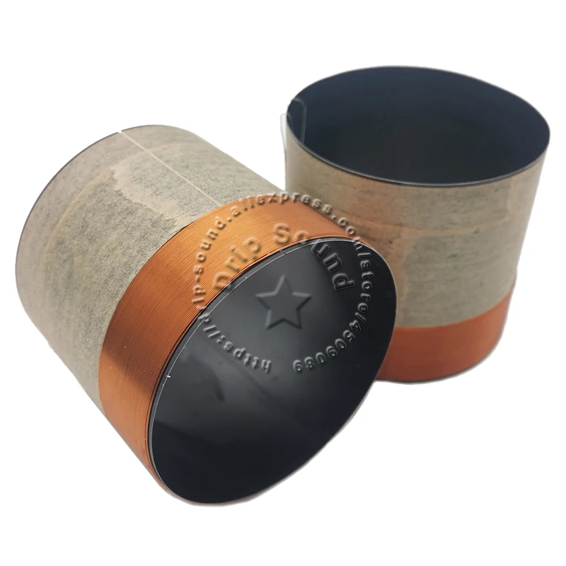 26mm-75.5mm 7-8Ohm BASV 4-warstwowy okrągły przewód miedziany głośnik basowy cewka drgająca głośnik głośnik głośnik głośnik części do naprawy