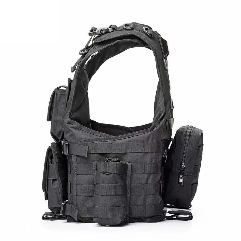 Adult amphibious quick-release lightweight multi-functional tactical vest vest anti-stab board outdoor chest hanger